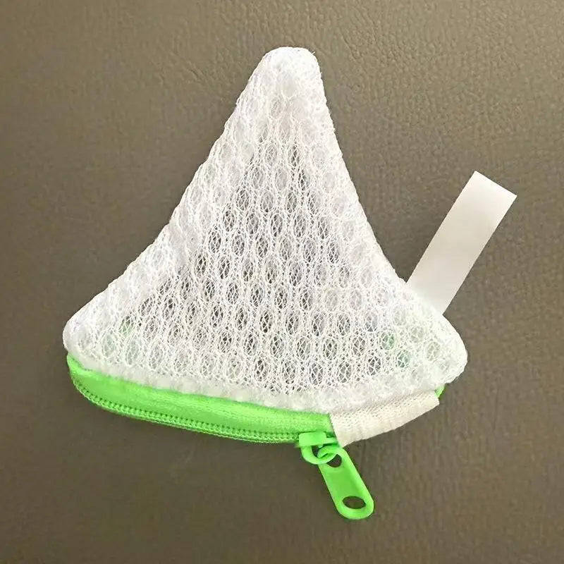 Reusable Mesh Laundry Bags with Zipper & Hanging Loop – 5-Pack Mesh Laundry Bag SPOT Green 5PCS