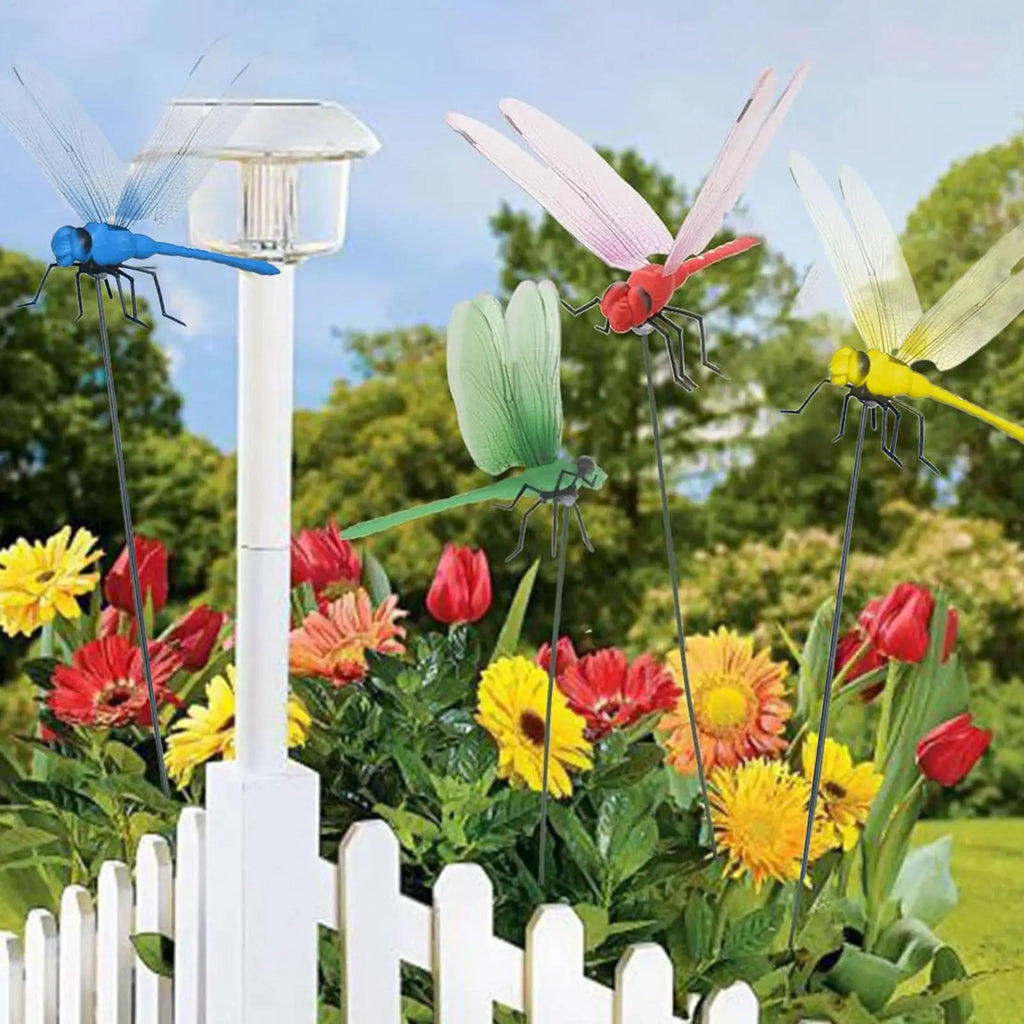 12-Pack 3D Dragonfly Clips – Garden & Hat Decorations Garden Decorative Clips SPOT