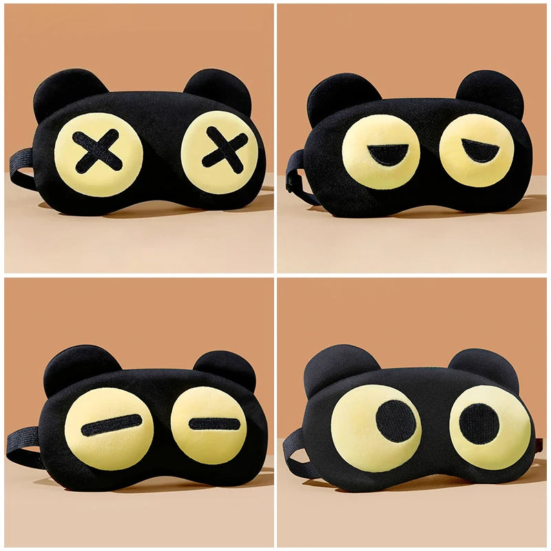 Cute Cartoon Sleep Mask – Light Blocking, Adjustable Kids & Adults Sleep Eye Mask SPOT