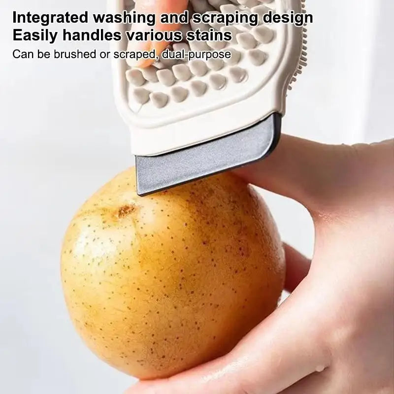 Double-Sided TPR Dish Scrubber – Non-Scratch Kitchen Brush Kitchen Cleaning Brush SPOT