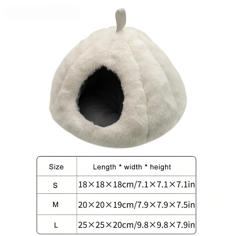 Hanging Small Animal Cave Bed – Warm Plush Hamster Hideaway Small Animal Bed SPOT
