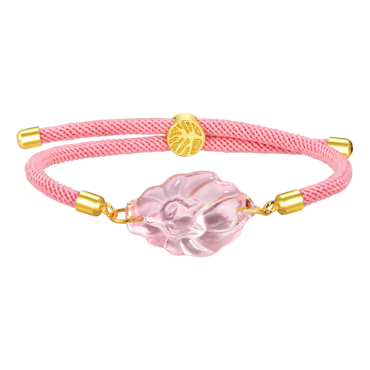 Tree of Life Fox Bracelet – Adjustable Rope & Simulated Jade Fashion Bracelet SPOT BR-2224G01