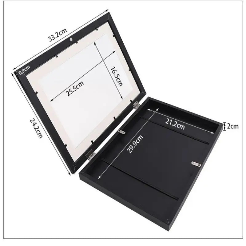 Front-Opening Kids Art Frame – Holds 50+ Artworks, White Kids Art Display Frame SPOT