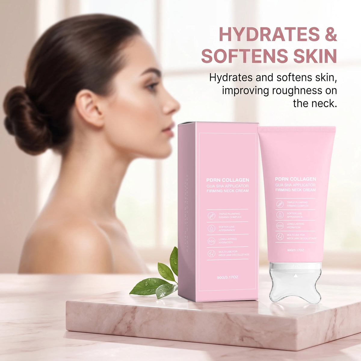 PDRN Collagen Gua Sha Neck Cream – Firming Contour Care Neck Firming Cream SPOT
