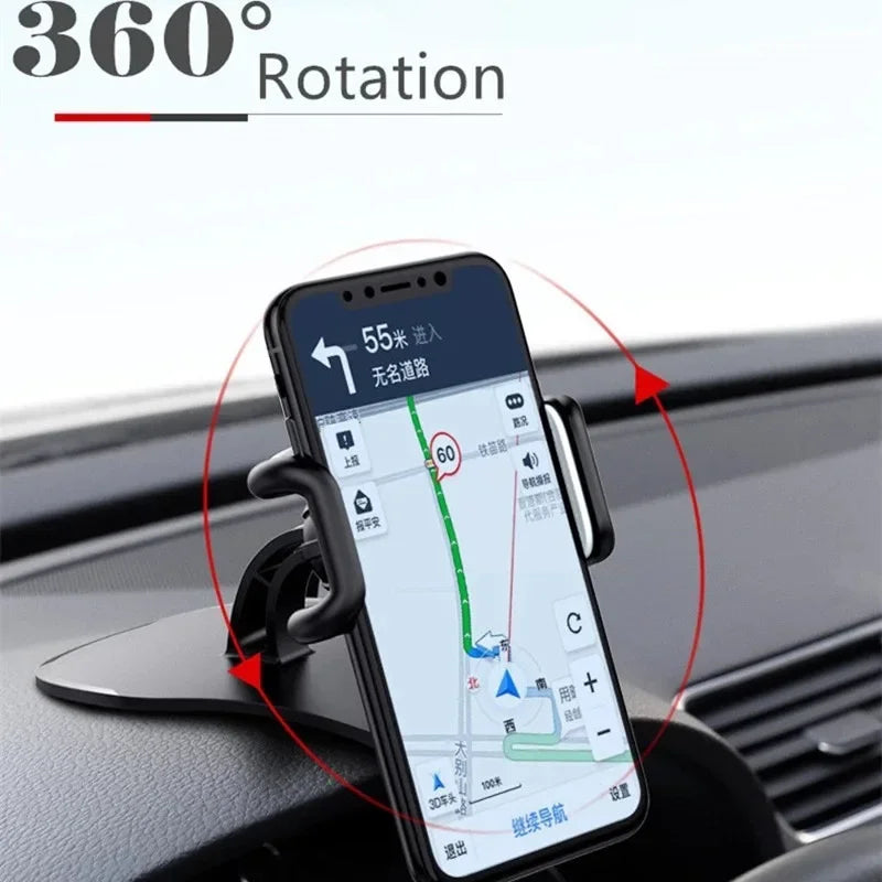 360° Rotatable Car Phone Holder – Universal Dashboard Mount Car Phone Mount SPOT