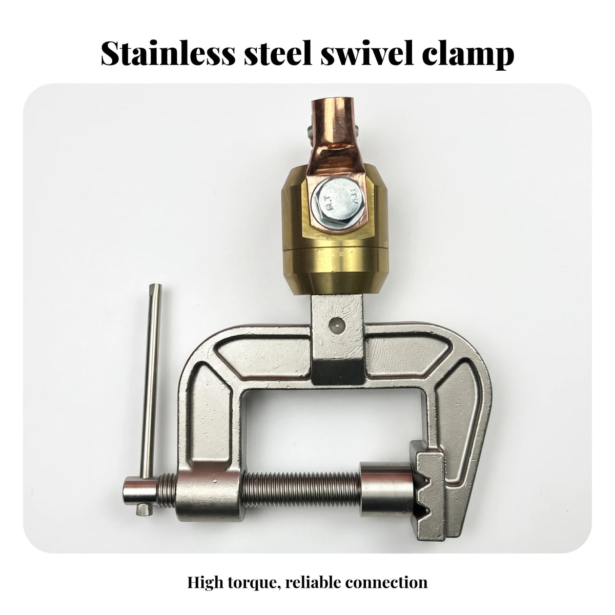 Heavy-Duty Rotating Fabrication Ground Clamp – 360° Swivel Welding Ground Clamp SPOT