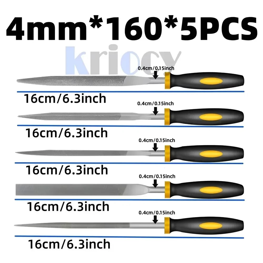 Mini Metal Needle File Set – Precision Grinding for Jewelry & DIY Needle File Set SPOT 4mm X 160mm