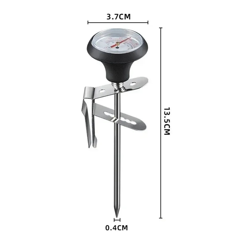 Barista Milk Frothing Thermometer – Stainless Steel Probe Coffee Thermometer SPOT With-Clip