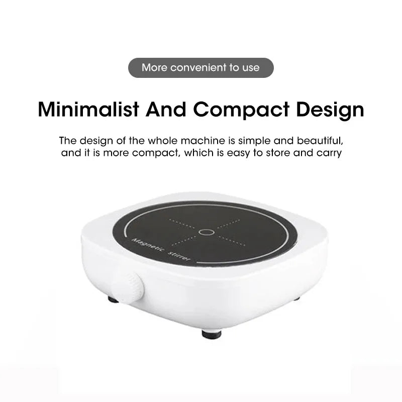 Magnetic Stirrer Mini Portable Lab Stir Plate 2L 4000RPM USB Magnetic Stirrer SPOT
