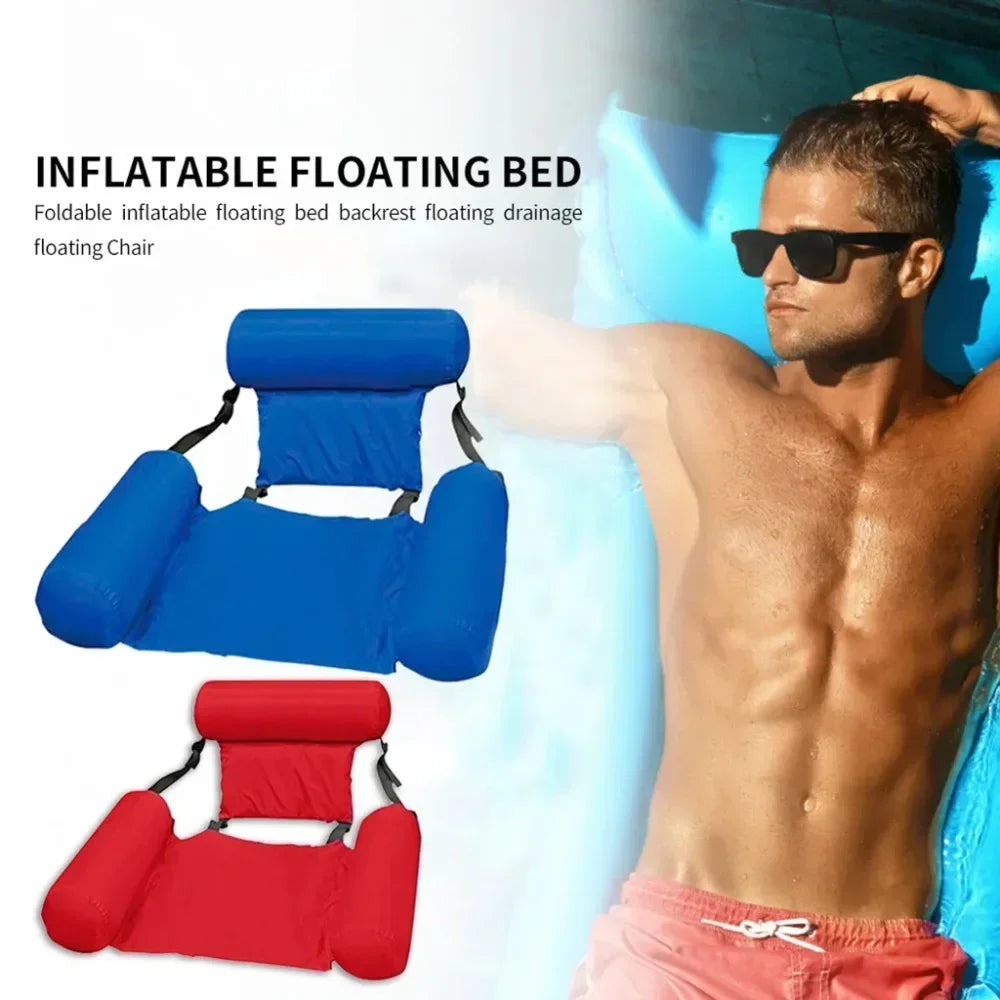 Inflatable Water Hammock Pool Float Lounger for Adults Inflatable Pool Float SPOT
