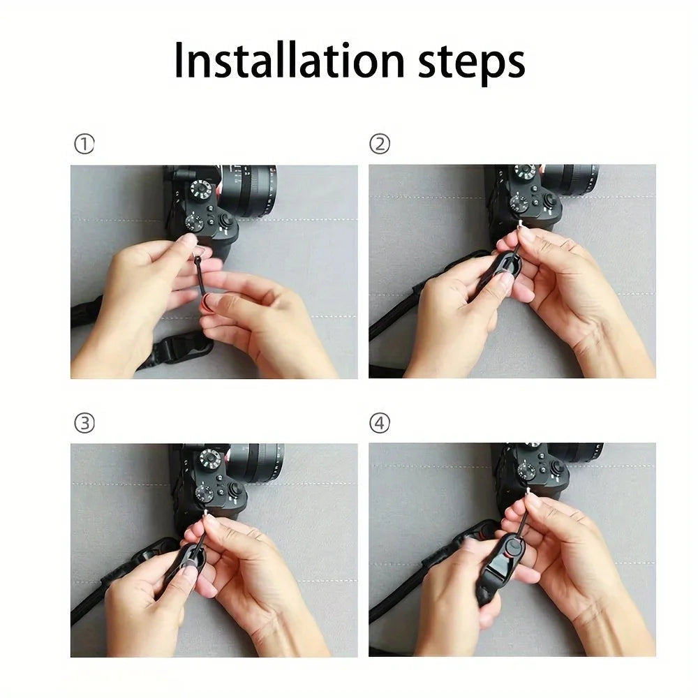Quick-Release Adjustable Camera Strap – Climbing Rope DSLR Camera Strap SPOT