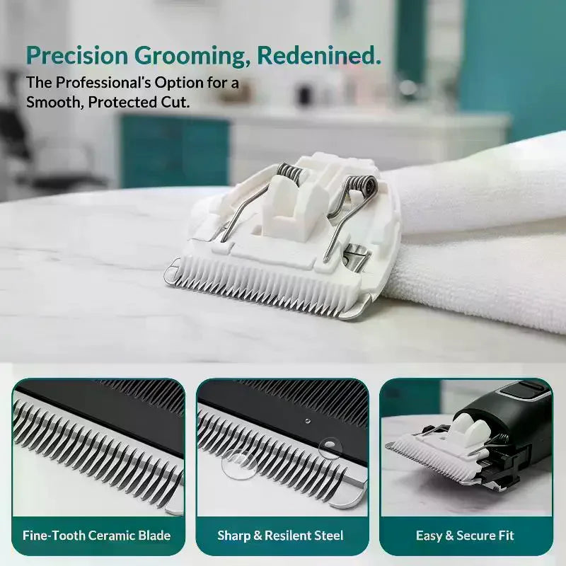 Dog Grooming Clipper Replacement Blade – Fine Tooth, 8780 Fit Pet Grooming Blade SPOT