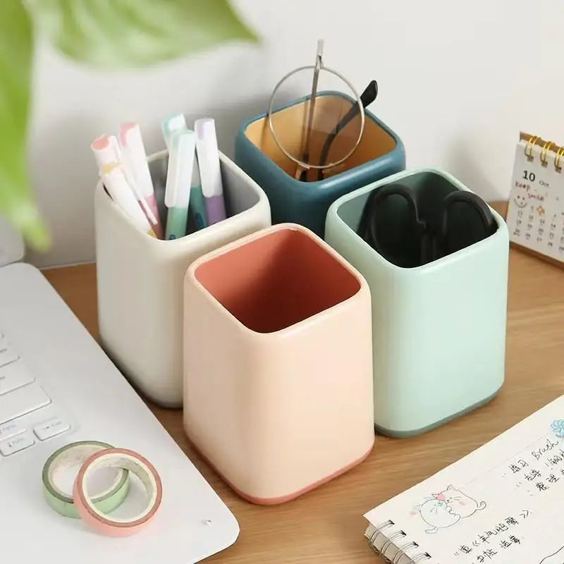 Kawaii Plastic Pen Holder – Waterproof Desk Organizer Desk Pen Holder SPOT