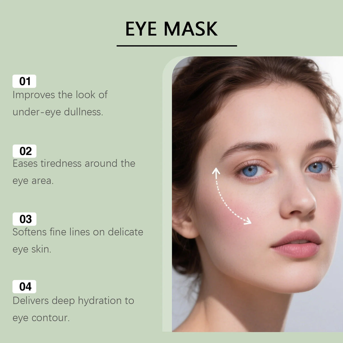 Eelhoe Hyaluronic Acid Under Eye Masks – 30 Pairs Hydrating Under Eye Mask SPOT