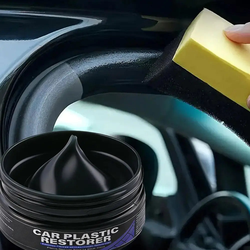 Car Interior Restorer Wax – Dashboard & Plastic Polish Paste Car Interior Polish SPOT