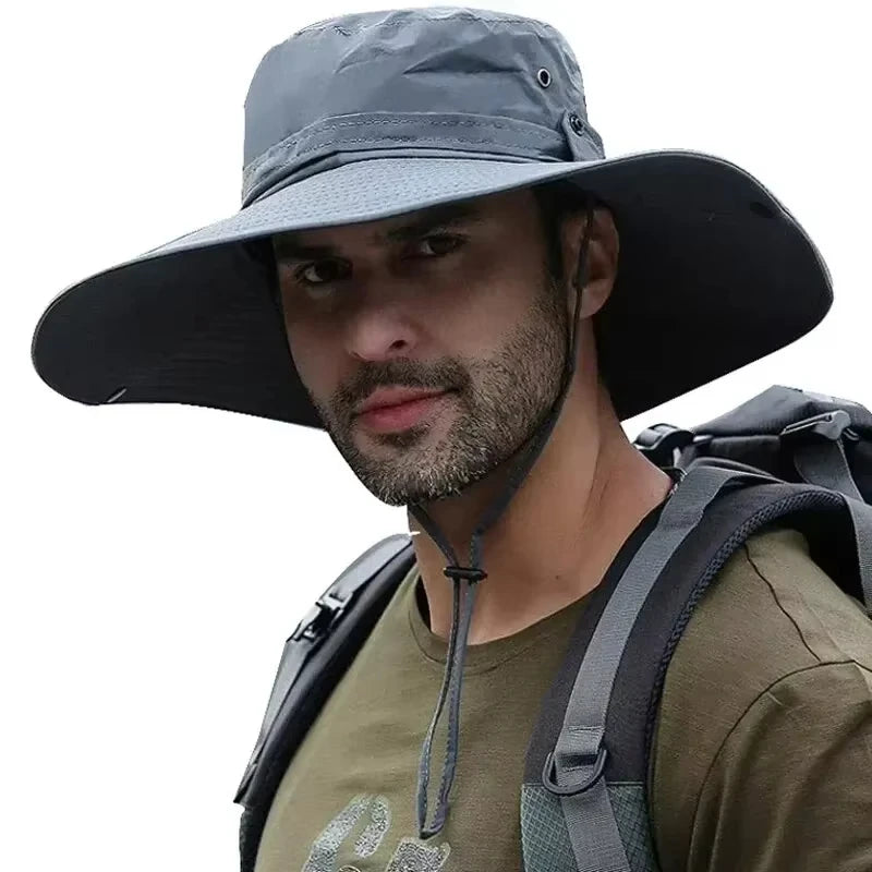 Sun Protection Mesh Fishing Hat – Anti-UV Outdoor Cap Outdoor Sun Hat SPOT