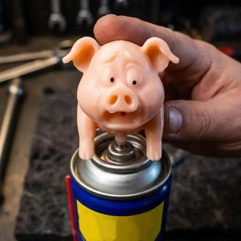 3D Printed Pig Aerosol Spray Nozzle – Funny Prank Topper Aerosol Nozzle Topper SPOT