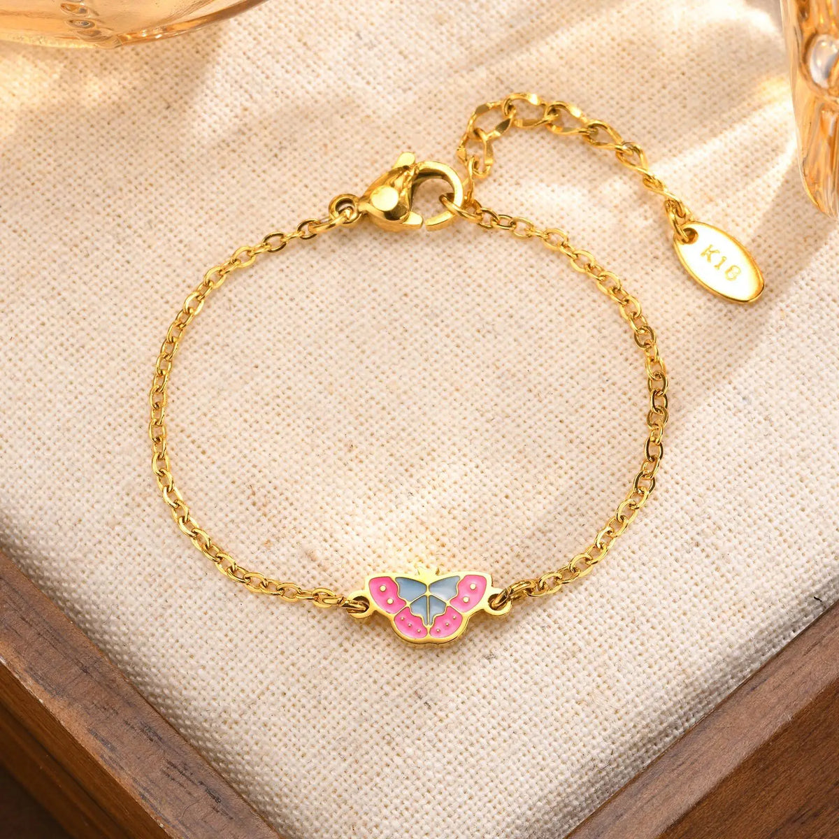 Baby Butterfly Bracelet – Gold Hypoallergenic Stainless Steel Baby Jewelry Bracelet SPOT Default Title