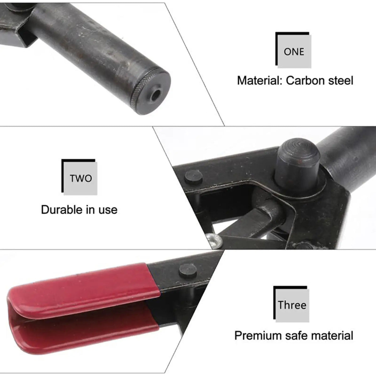 Plastic Poly Rivet Gun Set with 40 POM Rivets | Auto Trim Tool Automotive Rivet Gun SPOT