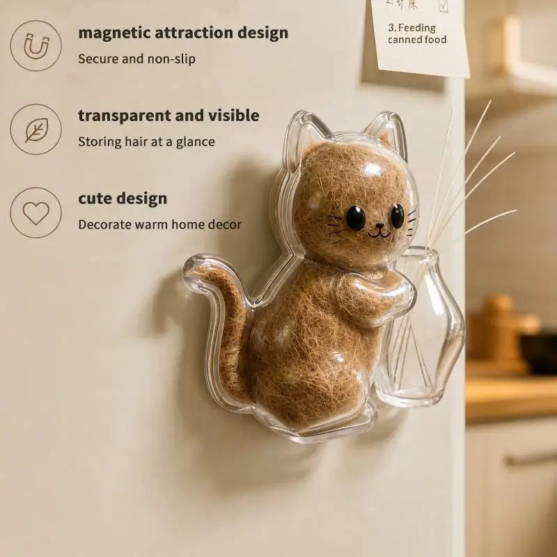 Pet Fur Keepsake Capsule Fridge Magnet – Cat Hair & Whisker Pet Keepsake Magnet SPOT