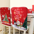 Polyester Chair Back Cover – Festive Dustproof Slipcover Chair Back Cover SPOT Style D