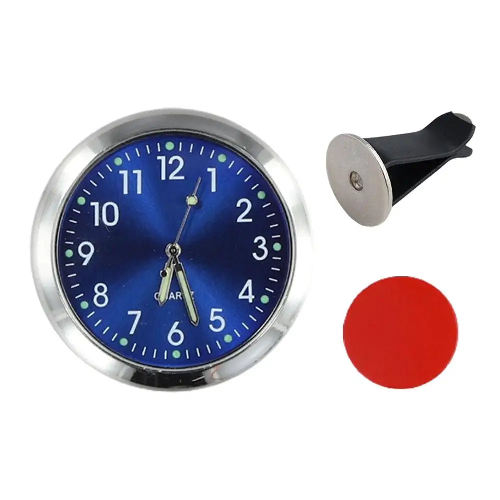 Mini Metal Car Dashboard Clock – Luminous Analog Quartz Car Dashboard Clock SPOT B