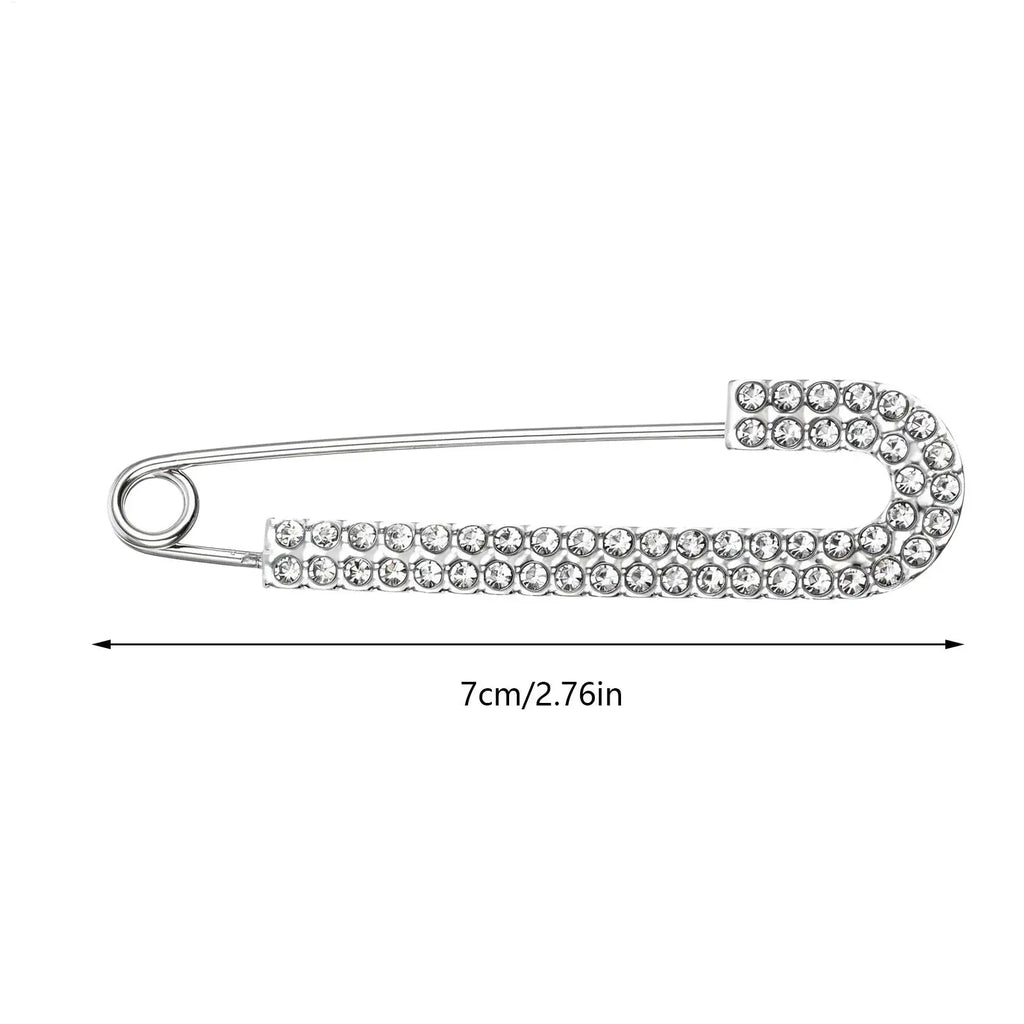 Crystal Zircon Brooch Pin – Rhinestone Safety Pin for Women Fashion Brooch Pin SPOT