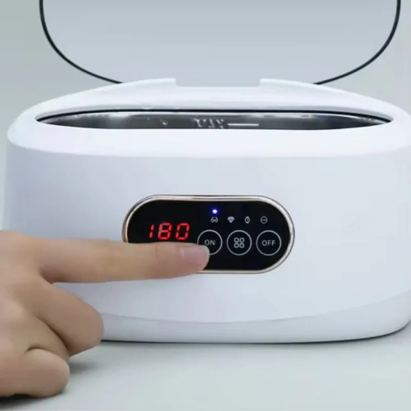 Ultrasonic Cleaner 0.66L Stainless Steel | 46kHz Digital Timer Ultrasonic Cleaner SPOT