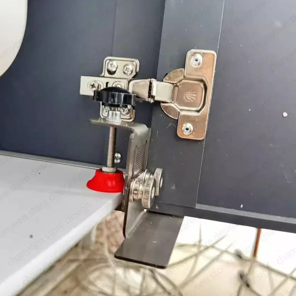 Adjustable Cabinet Door Mounting Jig – Stainless Steel Clamp Cabinet Door Jig SPOT