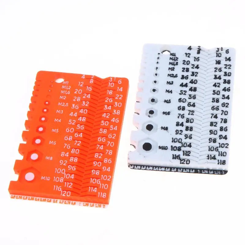 M1–M10 Screw & Bolt Measuring Gauge | Portable Workshop Tool Fastener Measuring Gauge SPOT