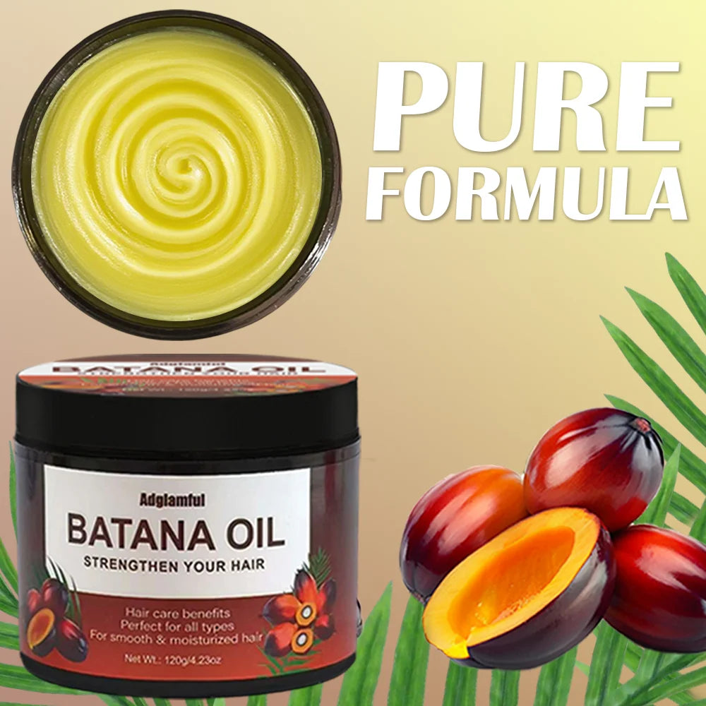 Adglamful Batana Oil 120g – No-Rinse Frizz-Smoothing Hair Oil Hair Treatment Oil SPOT