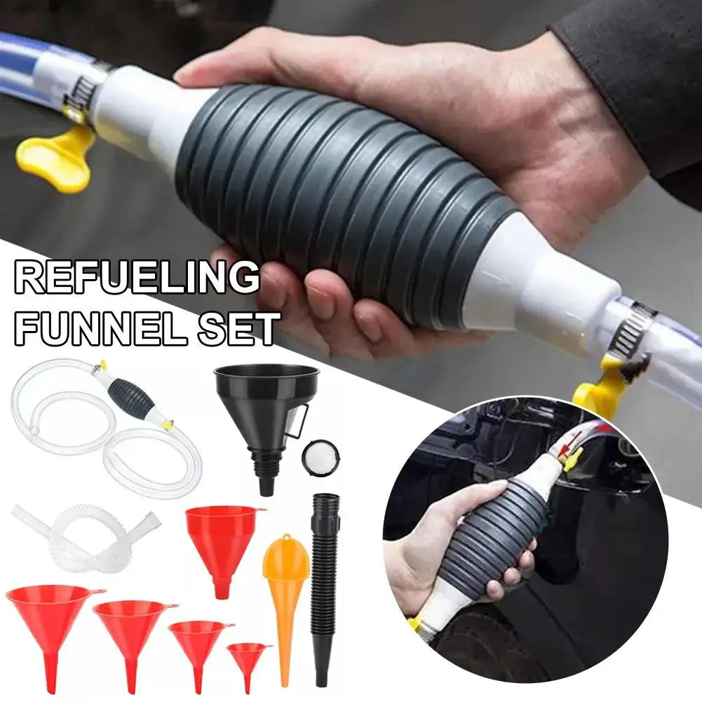Universal Oil Funnel Set – Multi-Caliber Car & Motorcycle Kit Oil Funnel Set SPOT