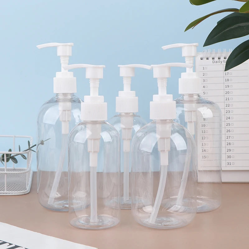 Refillable Pump Dispenser Bottles 200–500ml | PET Travel Pump Dispenser Bottle SPOT