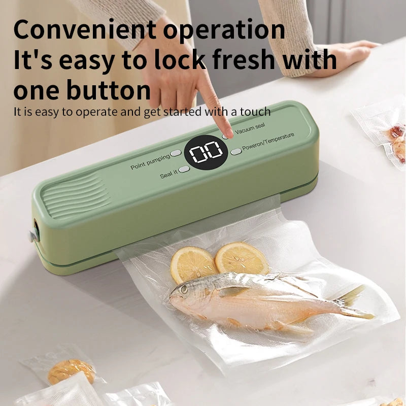 Handheld Mini Vacuum Sealer – Rechargeable Food Sealing Machine Vacuum Food Sealer SPOT