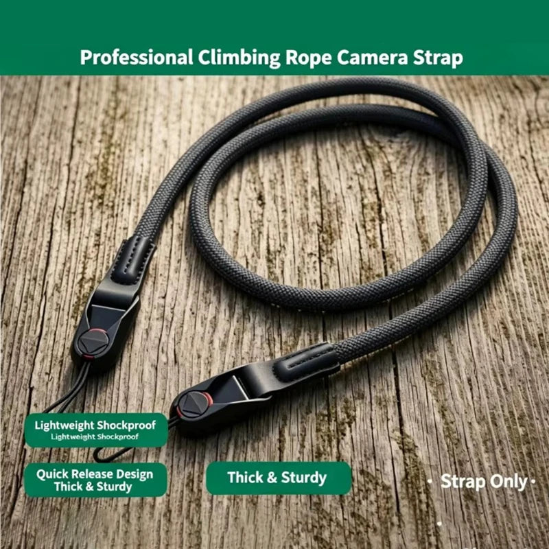 Quick Release Camera Strap – Climbing Rope Sling for DSLR Camera Strap SPOT