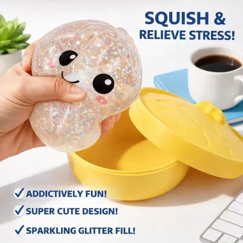 Crystal Dumpling Squishy Toy – Slow Rebound Squeeze Ball Squishy Fidget Toy SPOT