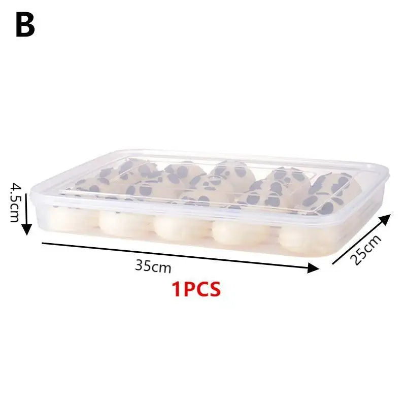 Stackable Transparent Refrigerator Food Storage Box | PP Tray Food Storage Container SPOT B