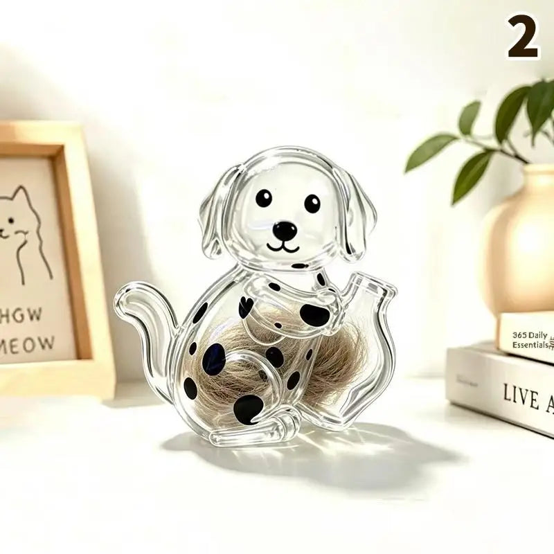 Pet Fur Keepsake Capsule Fridge Magnet – Cat Hair & Whisker Pet Keepsake Magnet SPOT 2