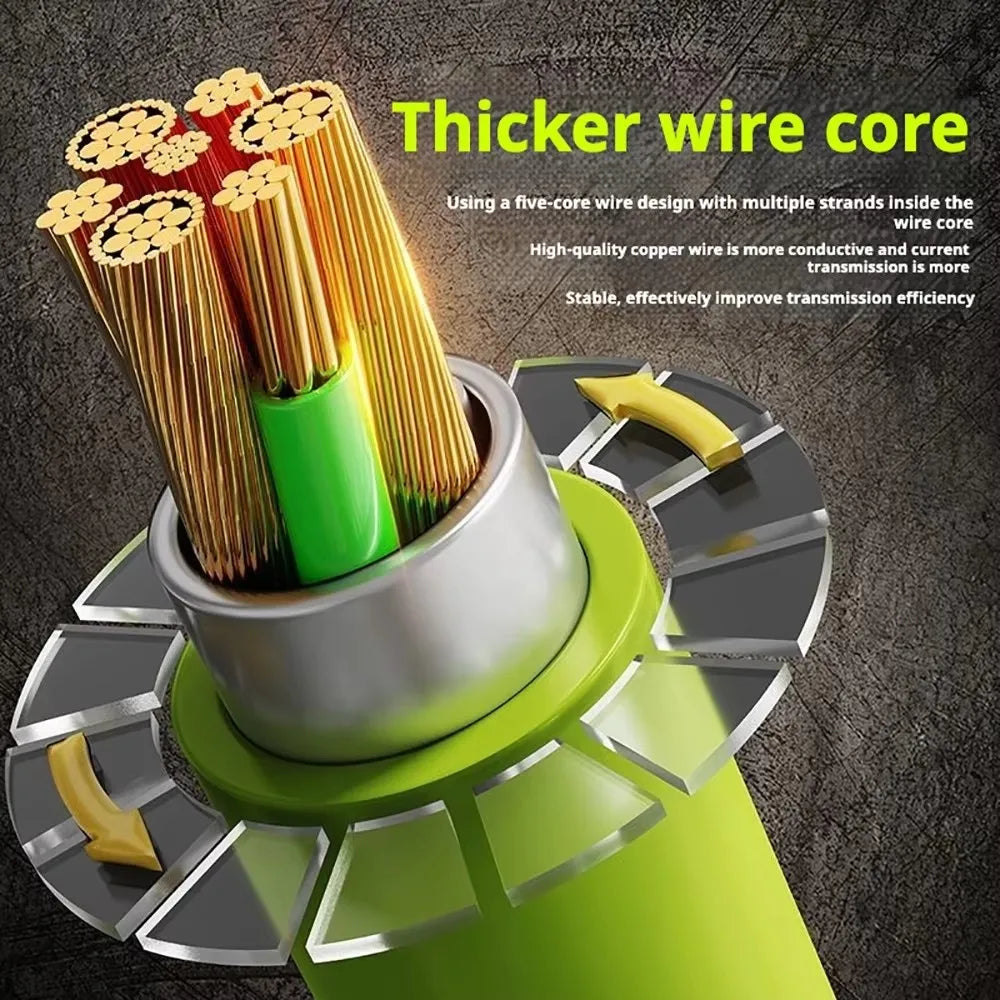 240W USB-C to USB-C Fast Charging Cable 6A PD Quick Charge USB-C Charging Cable SPOT