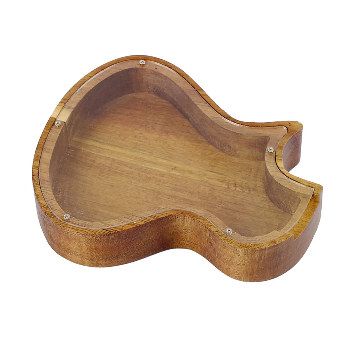 Wooden Coin Saving Box – Letter & Guitar Piggy Bank for Kids Wooden Piggy Bank SPOT