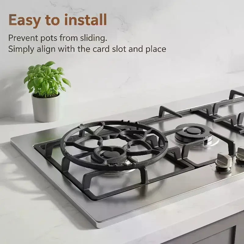 Cast Iron Gas Stove Wok Ring – Universal Non-Slip Cooktop Stand Wok Ring Stand SPOT