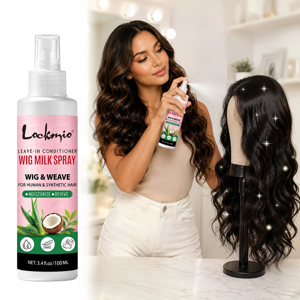 Lockmio Wig Milk Spray Leave-In Conditioner 100ml – All Wigs Wig Leave-In Conditioner SPOT
