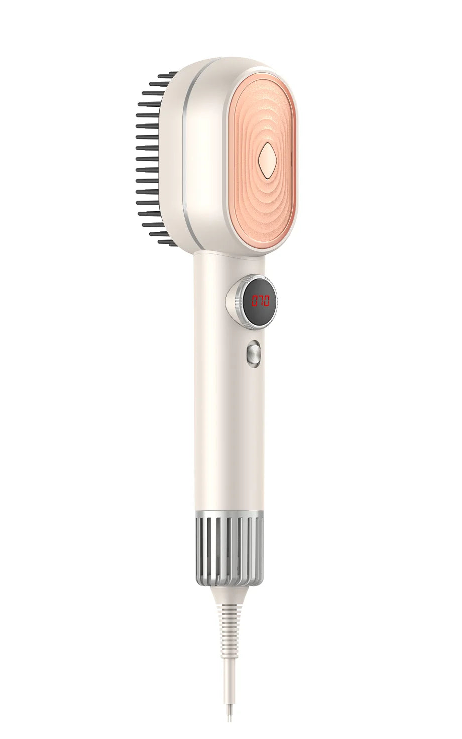 110,000 RPM Ionic Hair Dryer Comb – Fast Drying All Hair Types Ionic Hair Dryer Comb SPOT White USB Type-C