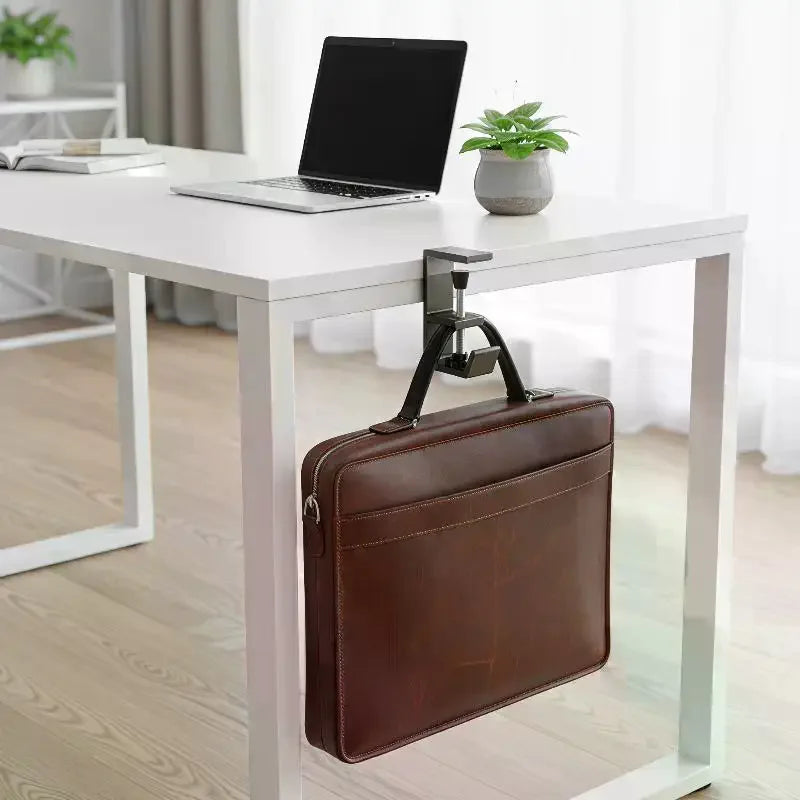 Adjustable Magnetic Desk Hook – Punch-Free Bag Hanger Desk Edge Hook SPOT