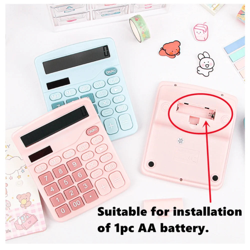 Solar Scientific Calculator – Large Display, Dual Power, Cute Scientific Calculator SPOT