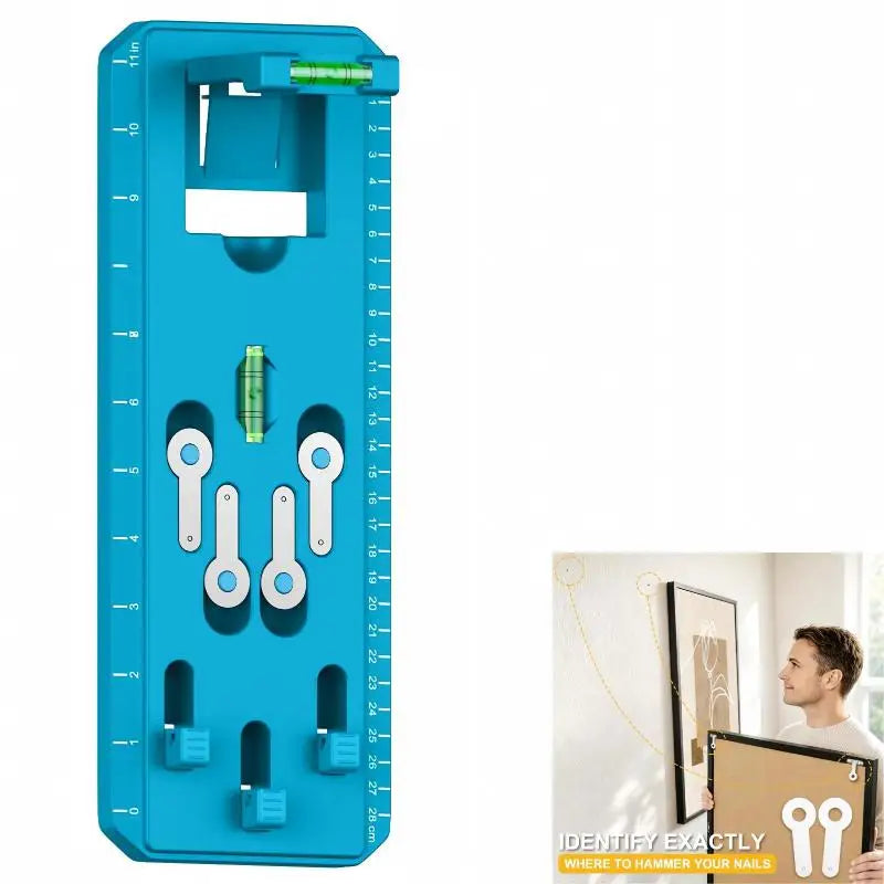 Picture Frame Hanging Kit with Built-In Level | Wall Décor Tool Wall Hanging Tool SPOT