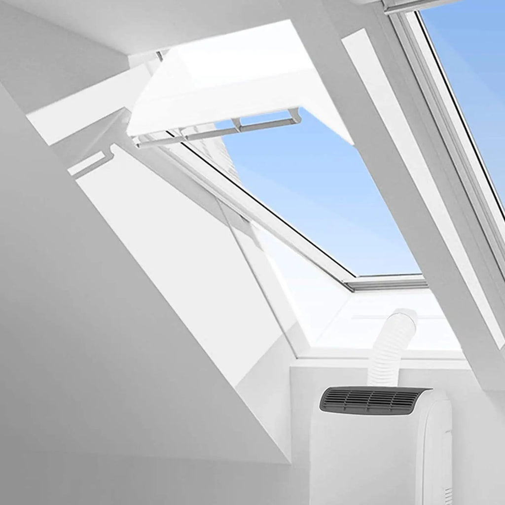 Portable AC Window Sealing Kit – No-Drill Casement Vent Cloth AC Window Seal Kit SPOT