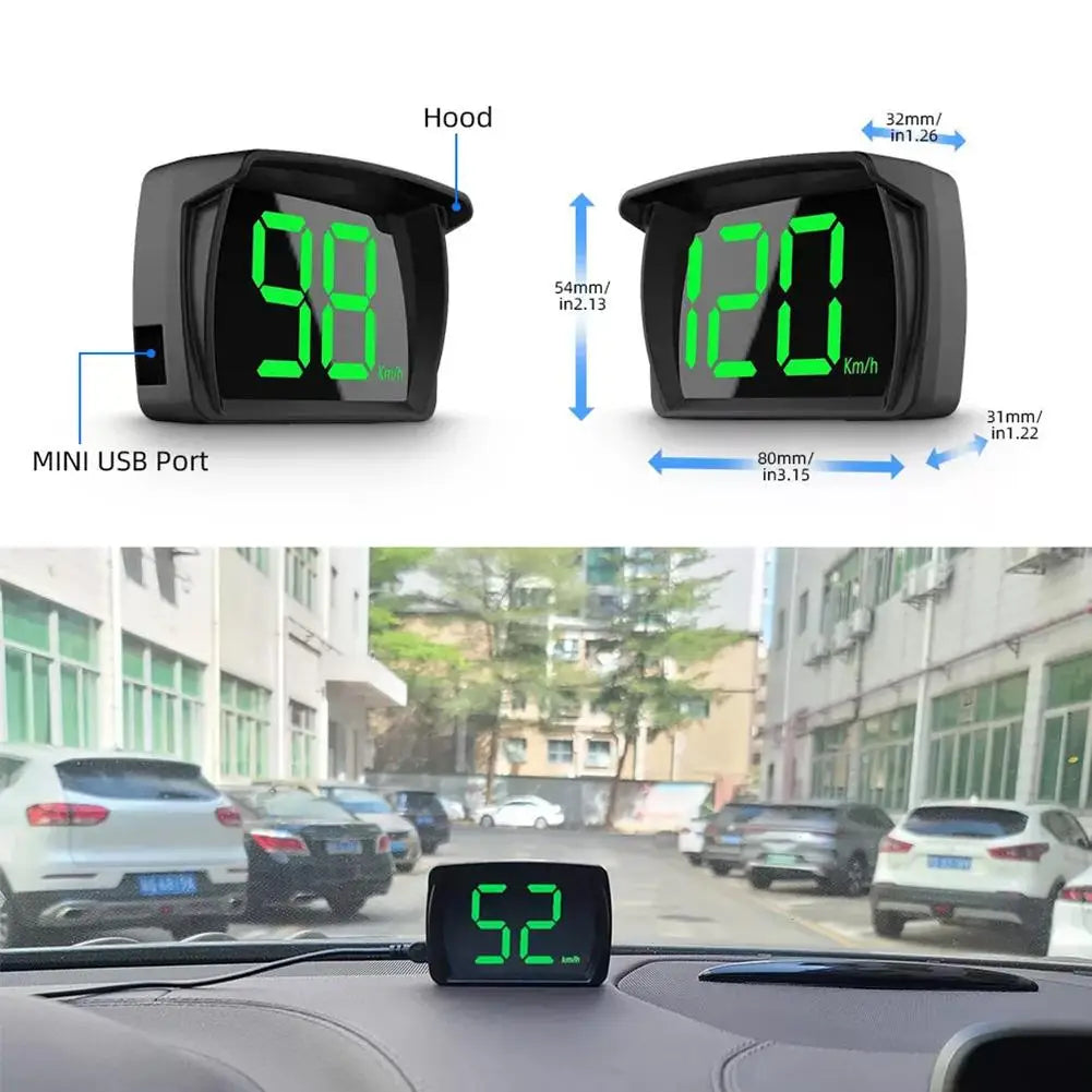 Universal GPS Car HUD Head-Up Display – HD Speed Meter Car HUD Display SPOT