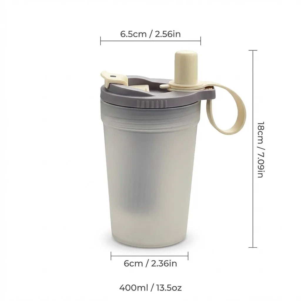 Leak-Proof Straw Tumbler for Kids – BPA-Free Water Bottle Kids Water Bottle SPOT Purple