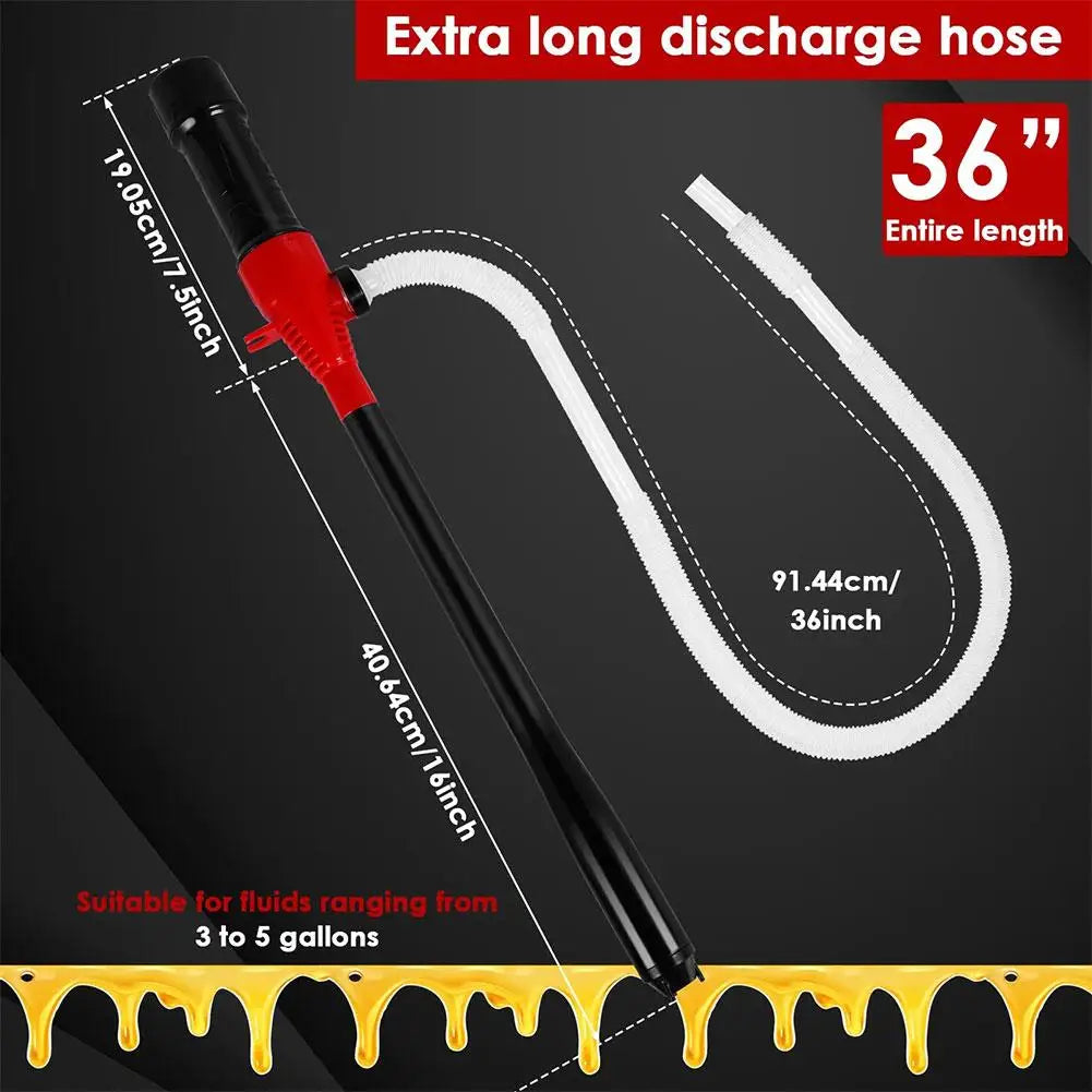 Portable Battery Siphon Pump – 8L/Min Fuel & Water Transfer Liquid Transfer Pump SPOT